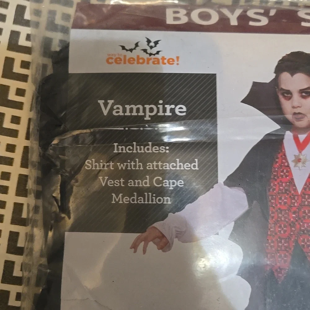 Vampire Shirt Vest & Cape Medallion